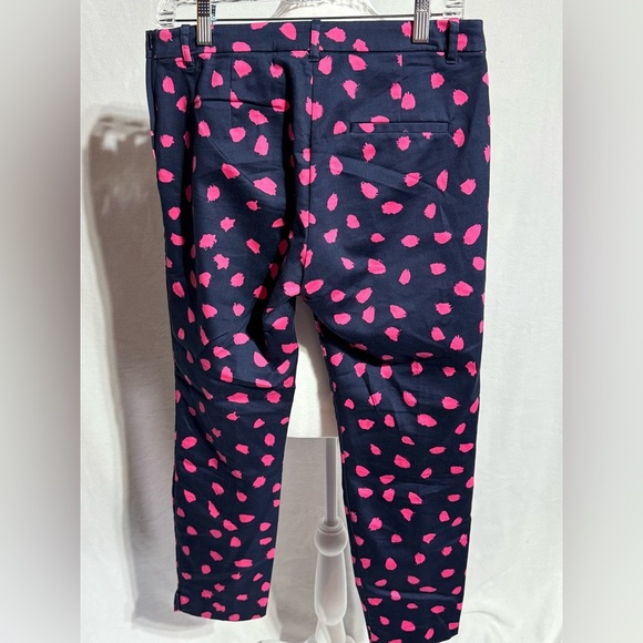 H&M Navy and Pink Patterned Pants Size 8 - Picture 5 of 6